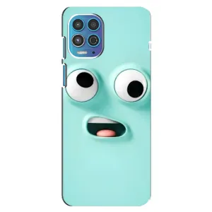 Силиконовые Чехлы (смешные стикеры) для Motorola MOTO G100 (Забавное мятное лицо)