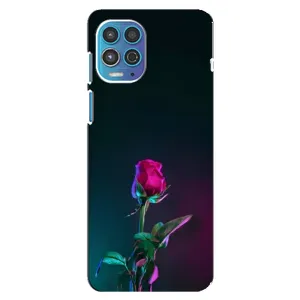 Чехлы с принтом Розочки для Motorola MOTO G100 (Ночная роза)