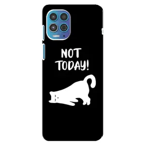 Бампер с изображением Котиков для Моторола Мото джи 100 (Not Today)