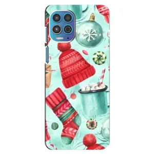Чохол Санта Клаус для Motorola MOTO G100 (Одяг)