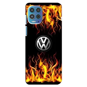 Чехол "Фольксваген" для Motorola MOTO G100 (Огненный Лого)