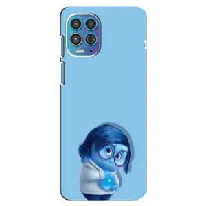 Чехол Головоломка для Motorola MOTO G100 - (AlphaPrint) (Печаль)