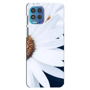 Чехол с ромашками на Motorola MOTO G100 (Пол ромашки)