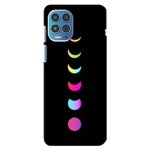 Чехол (ТПУ) с планетами на Motorola MOTO G100 (Полнолуние)