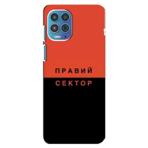 Чехлы УПА (Красно-Чёрный) на Motorola MOTO G100 (Правый Серктор)