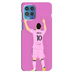 Чехлы Лео Месси в Майами на Motorola MOTO G100 (Празднование Месси)