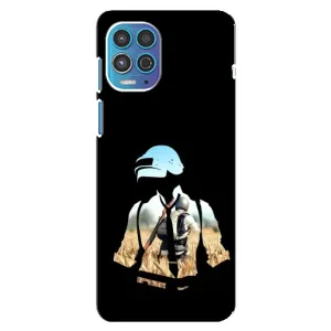 Силиконовый чехол с картинкой "Герой Pubg" на Motorola MOTO G100 (Пубг мен)