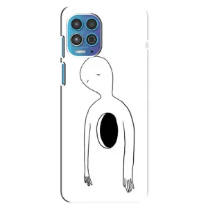 Чехлы со смыслом для Motorola MOTO G100 (Пустота)