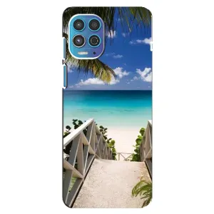Летний Чехол на Motorola MOTO G100 (Рай)