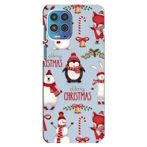 Чохол Санта Клаус для Motorola MOTO G100 (Різдвяний)