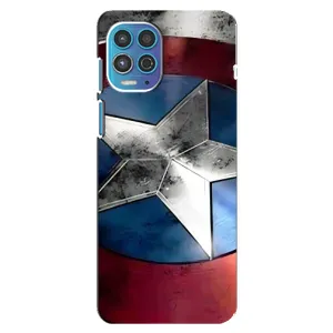Чехол с Щитом Капитана Америки на Motorola MOTO G100 (Щит Капитана Америки)