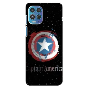 Чехол с Щитом Капитана Америки на Motorola MOTO G100 (Щит Капитана)
