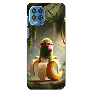 Чехол с мемами тралалело тралала для Motorola MOTO G100 (Шимпанзини бананини)