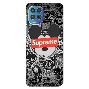 Чехол с Брендами одежды на Моторола Мото джи 100 (Supreme Маус)