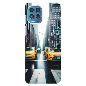 Силиконовый бампер (Работники) на Motorola MOTO G100 (Такси)