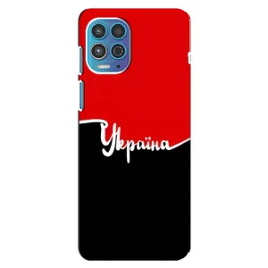 Чехлы УПА (Красно-Чёрный) на Motorola MOTO G100 (Украина УПА)