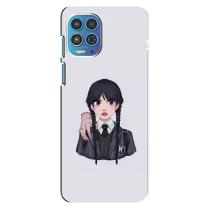 Чехлы с принтом Уэнсдей на Motorola MOTO G100 (Вещь Венсдей)