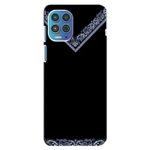 Силиконовый Чехол на Motorola MOTO G100 (Воротник вышиванки)