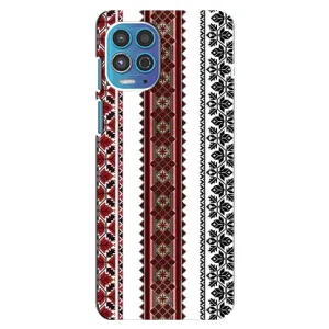 Силиконовый Чехол на Motorola MOTO G100 с картинкой Вышиванки (Вышиваночки)