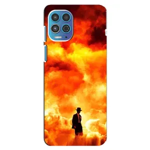 Чехол Оппенгеймер / Oppenheimer на Motorola MOTO G100 (Взрыв)