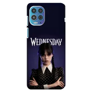 Чехлы с принтом Уэнсдей на Motorola MOTO G100 (Wednesdey)