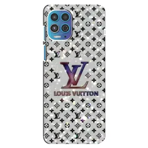 Чехол Стиль Louis Vuitton на Motorola MOTO G100 (Яркий LV)