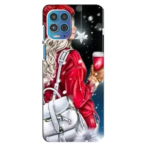 Чехлы на Новый Год Motorola MOTO G100 (Зима пришла)