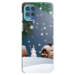 Чехлы на Новый Год Motorola MOTO G100 (Зима)
