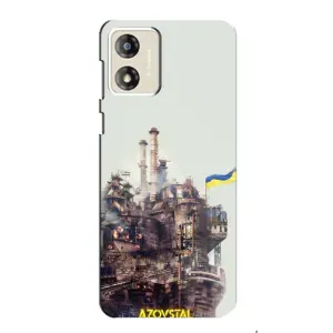Чехлы на военную тематику для Motorola MOTO G13 (Азовсталь)
