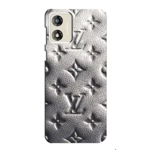Текстурный Чехол Louis Vuitton для Моторола Мото Джи 13 (Бежевый ЛВ)
