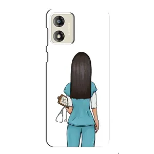 Силиконовый бампер (Работники) на Motorola MOTO G13 (Доктор)