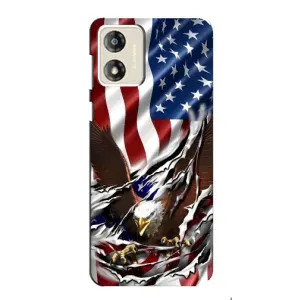Чехол Флаг USA для Motorola MOTO G13 (Флаг USA)