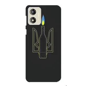 Чехол с картинкой (Патриотический ГЕРБ) на Motorola MOTO G13 (Герб - Молотова)