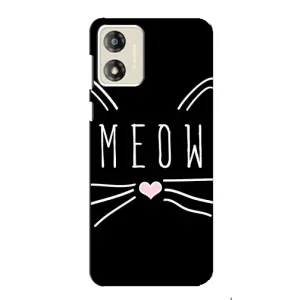 Бампер с изображением Котиков для Моторола Мото Джи 13 (КОТИК MEOW)