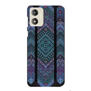 Силиконовый Чехол на Motorola MOTO G13 (Крутой орнамент)