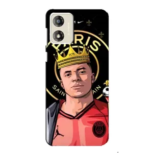 Чехол (TPU) с Футболистом на Motorola MOTO G13 (Mbappe King)