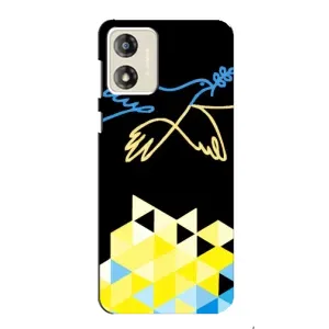 Чехол на Motorola MOTO G13 Украинский дизайн (Мир для Украины)