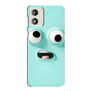 Силиконовые Чехлы (смешные стикеры) для Motorola MOTO G13 (Забавное мятное лицо)