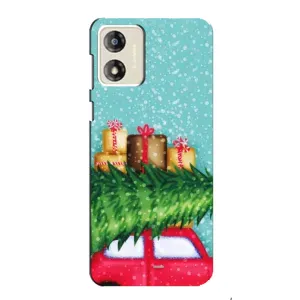 Чехол Новогодняя Елка на Motorola MOTO G13 (Новогодние подарки)