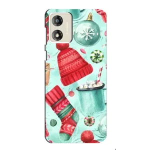 Чехол Санта Клаус для Motorola MOTO G13 (Одежда)