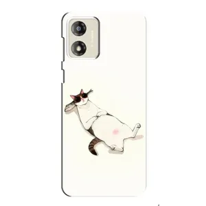 Чехол на тематику: Коты для Motorola MOTO G13 (Отдых)