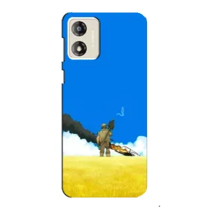 Чехлы на военную тематику для Motorola MOTO G13 (Попадание)