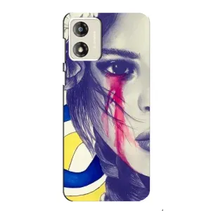 Чехол на Motorola MOTO G13 Украинский дизайн (Слезы Украины)