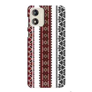 Силиконовый Чехол на Motorola MOTO G13 с картинкой Вышиванки (Вышиваночки)