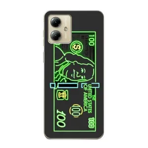 Чехол (Дорого -богато) на Motorola MOTO G14 (Баксы)