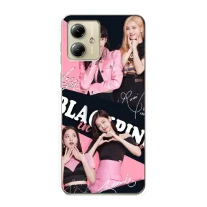 Чехлы с картинкой для Motorola MOTO G14 (BLACKPINK)