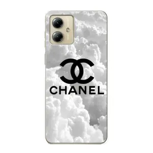 Чехол с Брендами одежды на Моторола Мото Джи 14 (CHANEL)