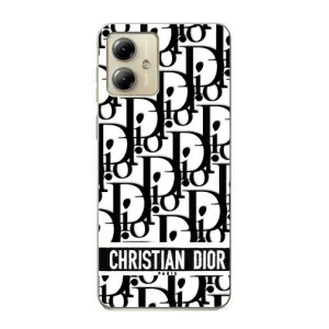 Чехол (Dior, Prada, YSL, Chanel) для Motorola MOTO G14 (Christian Dior)
