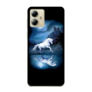 Чехол Unicorn на Motorola MOTO G14 (Единорог)