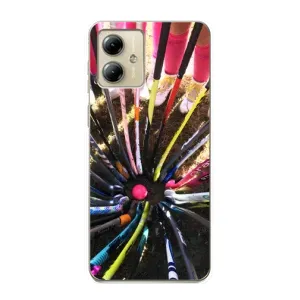 Чехлы с принтом Спортивная тематика для Motorola MOTO G14 (Флорбол)